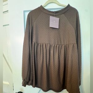 Brown Women's Top